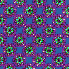 seamless pattern with flowers