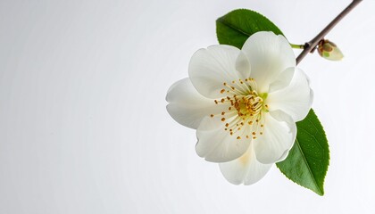 Obraz premium white orchid flower