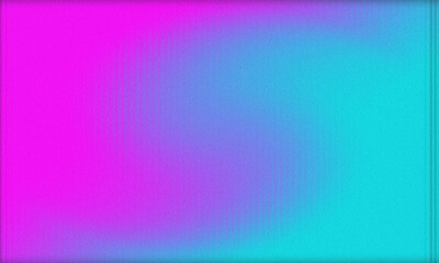 Abstract Gradient Background Vibrant Pink to Cyan Wave Blend with Soft Purple Center