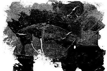 Abstract Black and White Grunge Texture Art Background
