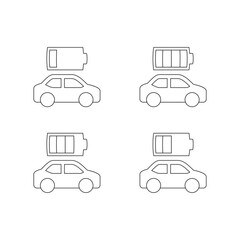 EV Battery Level Line Set