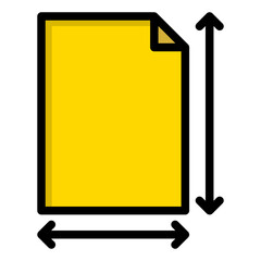 paper size icon