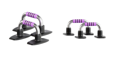 3D Push Up Bars for Bodyweight and Calisthenics Workout