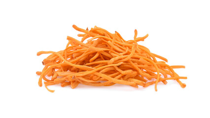 carrots on a white background