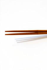 Obraz premium A Chopsticks Pair On A White Background