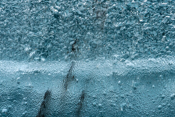 Abstract ice close up in Iceland
