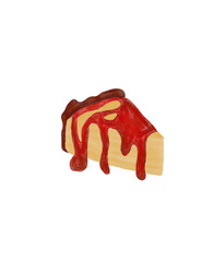A slice of apple pie