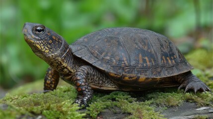 Colorful turtle shell pattern