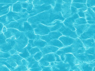 Obraz premium A vibrant, textured surface of turquoise water, displaying intricate patterns and highlights.