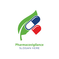 Pharmacy logo design vector template.