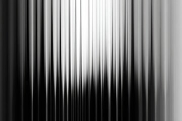 Obraz premium Abstract monochrome vertical lines, ranging from black to white, creating a dynamic pattern