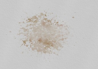 Brown Watercolor Splash Paper Texture