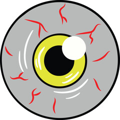 zombie eyes illustration