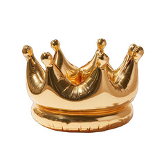 Gold crown-shaped inflatable (1)