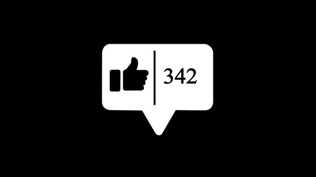 animation modern and like icon, animated counter quickly increasing to 800 leakage, on a black background and 4k video animation.