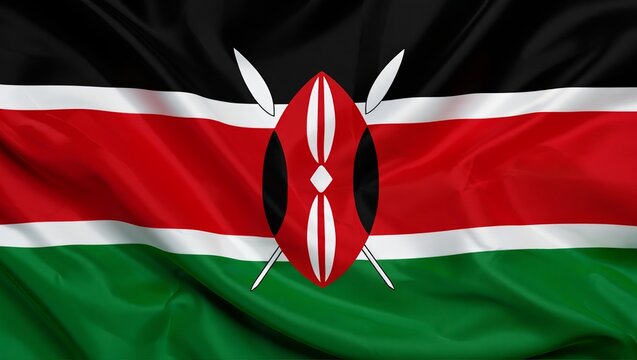 flag of Kenya - Powered by Adobe