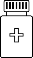 Obraz premium medicine, bottle, sleek, elegant, design, icon, clipping, science, therapy, health, health care, laboratory, medication, treatment, pharmacy, pharmaceutical, insulin, ideas, concepts, wellness, first 