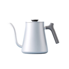 A stylish coffee drip kettle icon a transparent