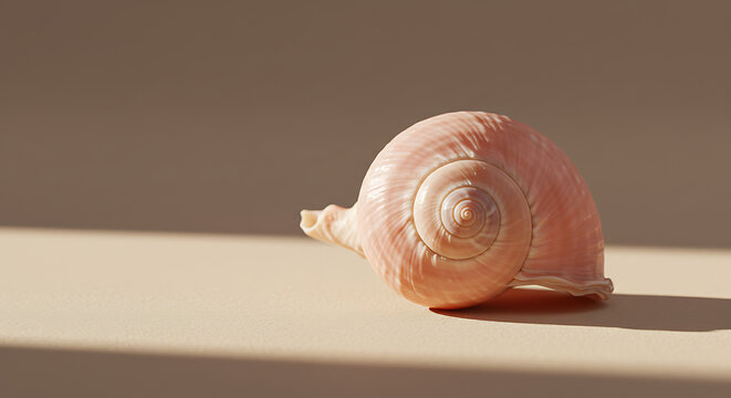 A pink shell