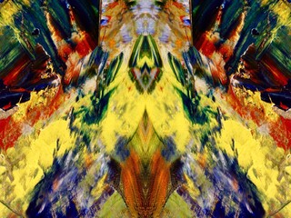 Abstract art background . Hand painting artwork on canvas .