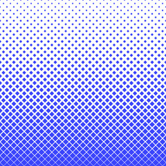 Abstract geometric background with blue and white gradient and checkerboard pattern of squares. The design creates a sense of depth, rhythm and dynamic movement in space.