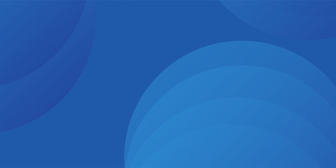 Minimal geometric background. Blue elements with fluid gradient. Dynamic shapes composition. Eps10 vector