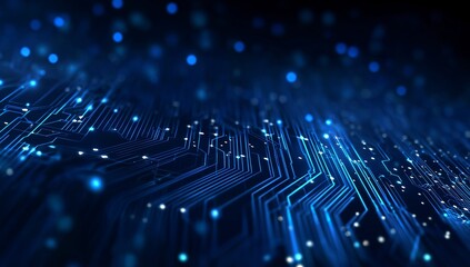 Abstract Digital Circuit Board Background