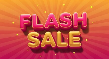 Flash Sale Promotional Banner Design