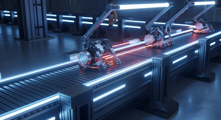 Automated manufacturing production line