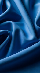Blue fabric texture close up