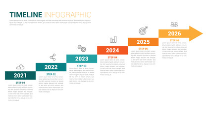timeline concept infographic design template vector for presentation