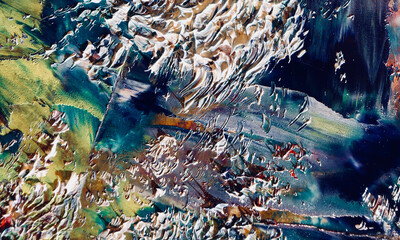 Abstract art background . Hand painting artwork on canvas .