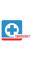 Obraz premium Medical emergency symbol