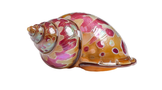 Bubble shell background isolated on a Transparent background, PNG file.