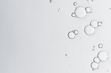 Skin serum or shampoo or shower gel or moisturizing gel. A cosmetic product for body care. Copy space