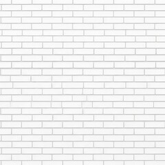 Fototapeta premium A closeup of a white brick wall, isolated on white background