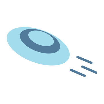 frisbee  logo icon illustration flat