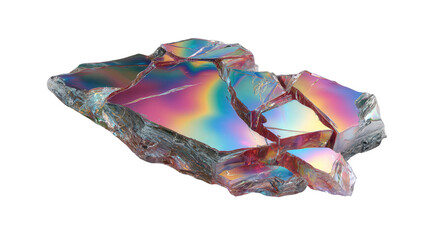 CD reflective shard background isolated on a Transparent background, PNG file.