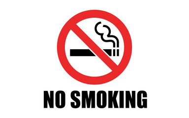 The international symbol for a no smoking zone in a public area to promote better air quality and general health considerations