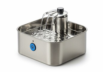Stainless Steel Pet Water Fountain for Dogs and Cats