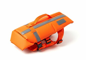 Bright Orange Dog Life Jacket for Water Safety