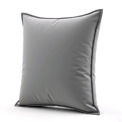 Gray Cushion Pillow for Modern Interiors – Stylish Decorative Throw Pillow with Soft Fabric, Ideal for Living Rooms, Bedrooms, Sofas, and Home Staging Projects