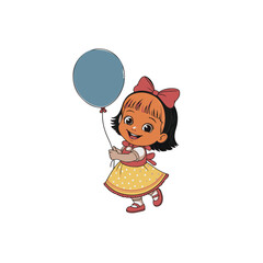 create a vector style simple little Masha white background.
 
