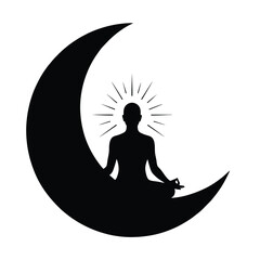 vector illustration of yoga