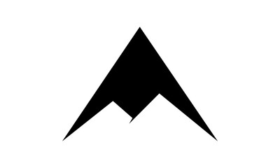 simple peak logo on white background	
