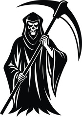 halloween vector illustration of a reaper