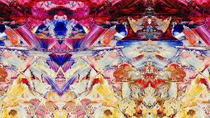 Abstract art background . Hand painting artwork on canvas .