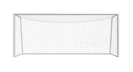 Soccer Goal Net With White Frame graphic