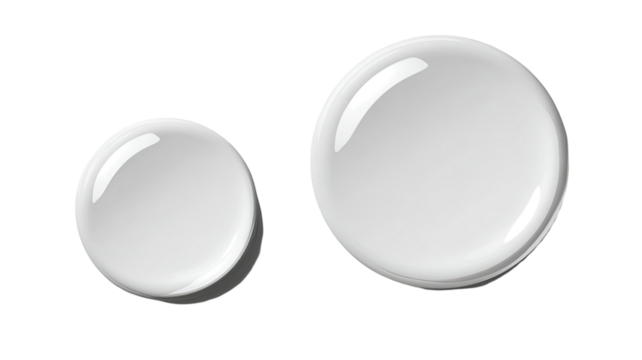 Round and oval shadow with soft light shape showing abstract dark form silhouette detail isolated on white background