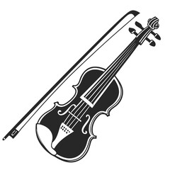 Fototapeta premium violin vector illustration
